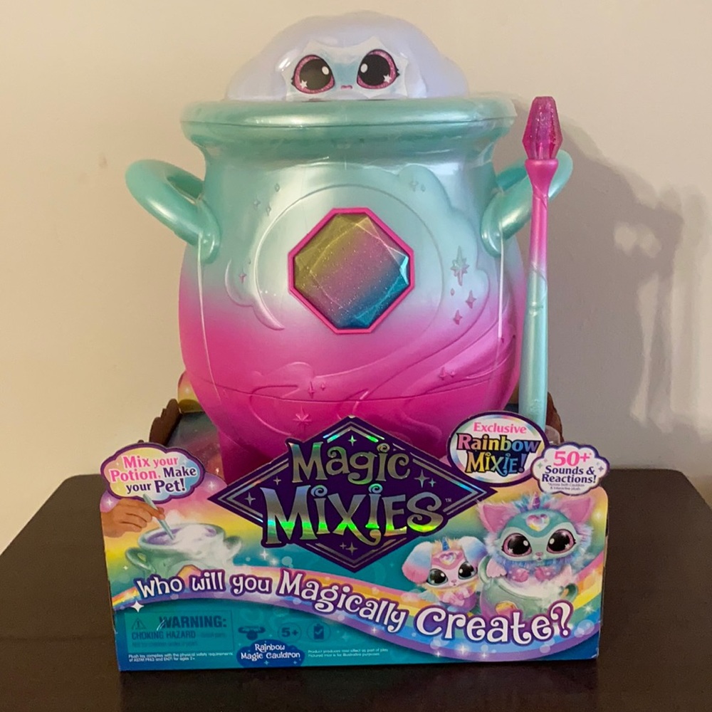 NEW Magic Mixies RAINBOW Gem Blue Pink Cauldron